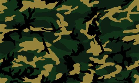 el camuflaje militar de textura repite el patrón vectorial sin costuras