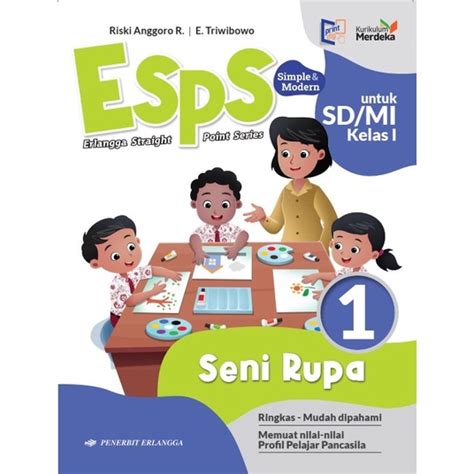 Jual Buku Erlangga Original Esps Seni Rupa Sd Mi Kelas 1 Kurikulum