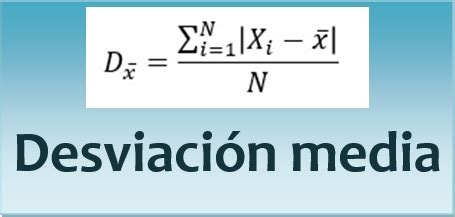 Desviación media Universo Formulas