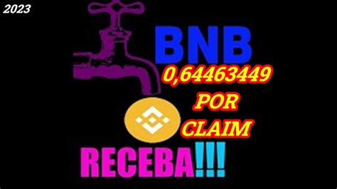 Faucet De Binance Coin Paga At Bnb Por Claim Youtube