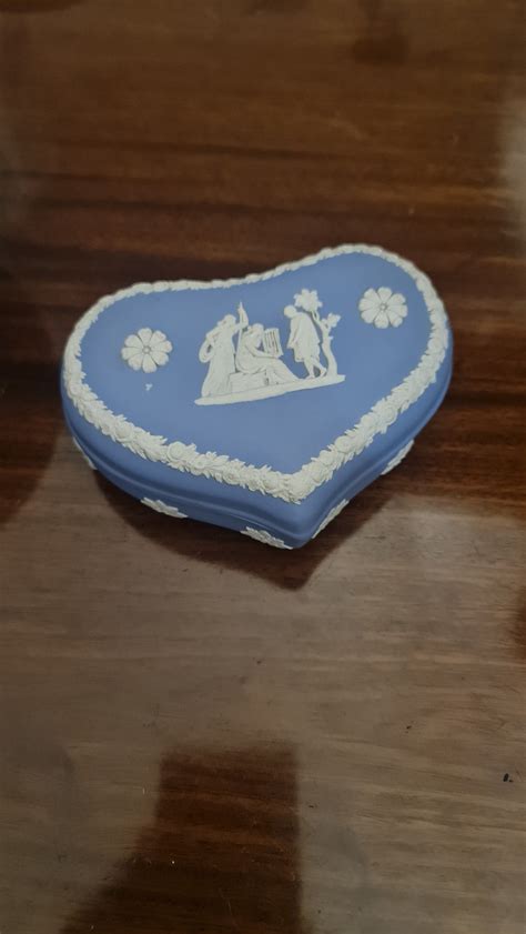 Wedgwood Jasperware Heart Shape Trinket Dish 027 The British Antiques Company