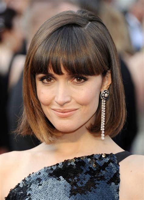 Cute Short Pageboy Hairstyle From Rose Byrne Hairstyles Weekly