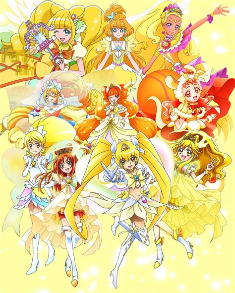 The Seven Princesses Are All Dressed Up In Their Respective Outfits