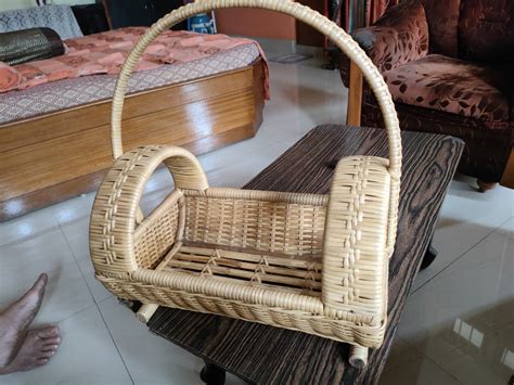 Cane Basket With Handle EC 153 ETHICA ONLINE