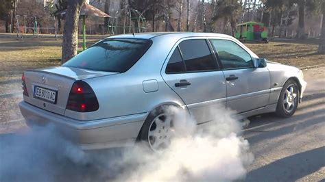 Gabrovo Mercedes W202 Kompressor Burnout Youtube