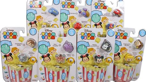 Disney Tsum Tsum Series 9 Vinyl Figure 3 Packs Unboxing Toy Review Youtube