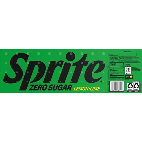 Buy Sprite Zero Sugar Lemon Lime Soda Pop Fl Oz Pack Cans