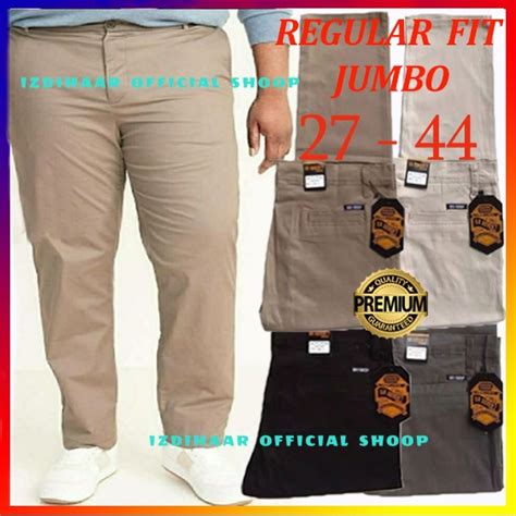 Jual Super Jumbo Celana Panjang Pria Chino Big Size Super Jumbo Reguler