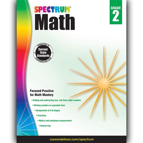 Math Workbook, Grade 2, Paperback - CD-704562 | Carson Dellosa ...