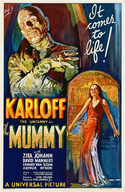 Universal Classic Horror film posters 1920s 1950s อยปต