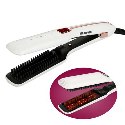 Steam Comb Straightening Automatic Straight Hair Brush Steam Electric ...