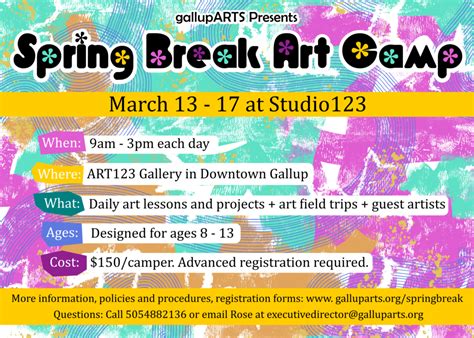 Spring Break Art Camp Galluparts