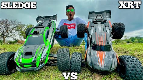 Rc Speed King Traxxas Xrt Monster Car Vs Rc Traxxas Sledge Unboxing