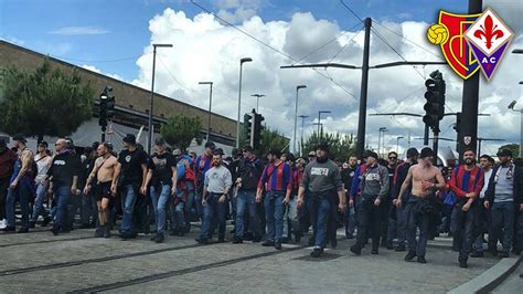 FIORENTINA BASEL FC Basel Fans In Florenz Tifosi Basilea A