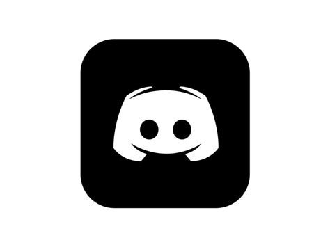 Discord Rounded Black Logo PNG vector in SVG, PDF, AI, CDR format