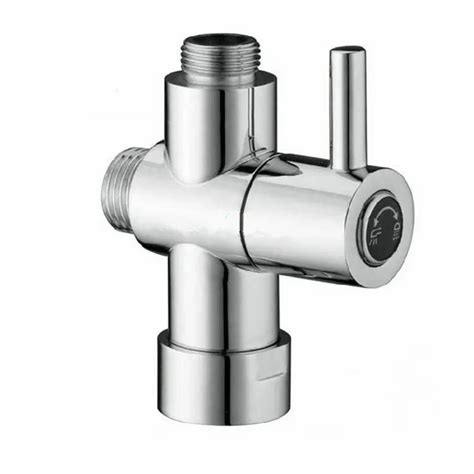 Premium Multi Function 3 Way Shower Flow Diverter With Shut Off Valve Switch T Adapter Valve For