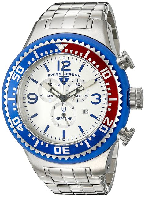 Swiss Legend Men S 11812P 22S RBL Neptune Analog Display Swiss Quartz