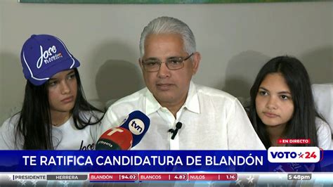 José Blandón se convierte en el candidato presidencial del partido