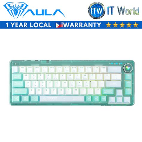 Aula F68 Hot Swappable Mechanical Gaming Keyboard Green Lazada PH