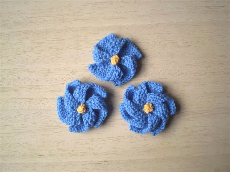 Basic Knitted Flower Knitting Pattern By Adeline Too Artofit