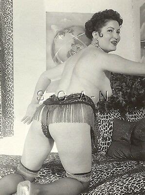 Org Vintage S S Nude Rp Panties Stockings Butt Well Endowed