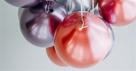 Silver and Red Balloons · Free Stock Photo