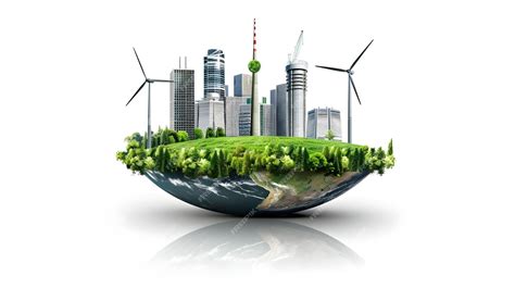 premium photo sustainable urban development  renewable energy