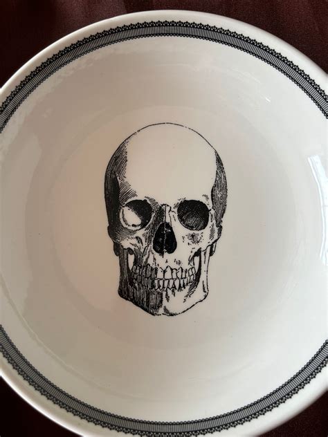 Skull Bowl Royal Stafford Limited Edition Spookyville Collection Etsy