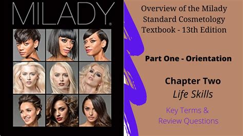 Milady Standard Cosmetology 13th Edition Part One Orientation