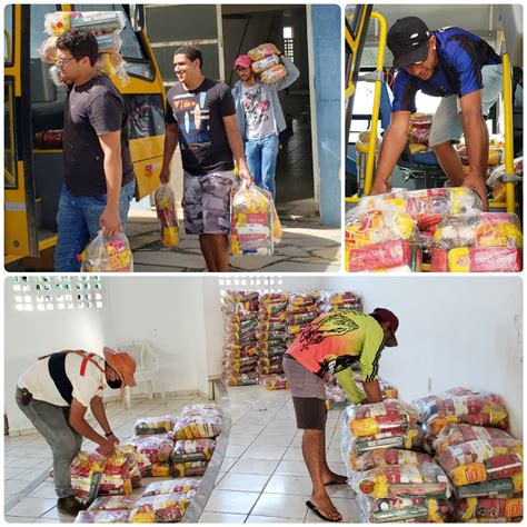 Aracatu Alunos Da Rede Municipal De Ensino Recebem Kits Da Merenda