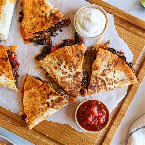 Cheesy Chorizo Quesadillas