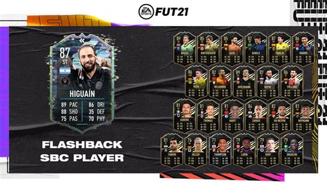 Fut 21 La Mejor Solución Al Sbc De Higuain Flashback En Fifa 21