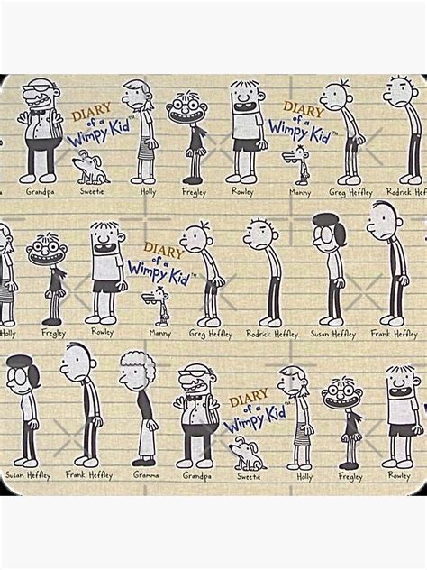 "Diary of a wimpy kid (cast)" Poster for Sale by kylierohm727 | Redbubble