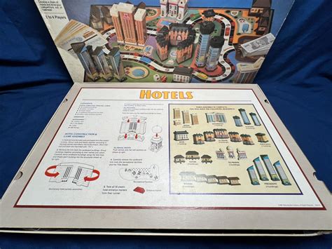 Vintage 1987 Hotels Board Game Mb Complete Box And Contents See