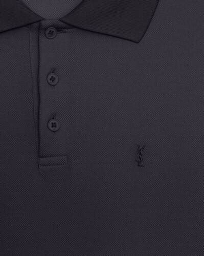 Cassandre Polo Shirt In Cotton Piqué Saint Laurent