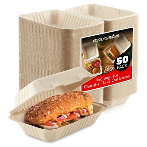 Buy Clamshell Take Out Food Containers X Pack Compartment