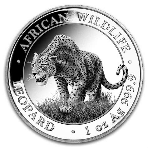 Somalia Leopard 2023 1 Oz Silber El Dorado Coins Edelmetalle