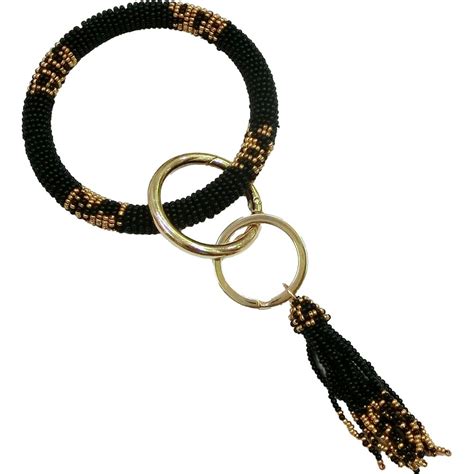 Handmade Tassel Beaded Keychain La Chic Designs