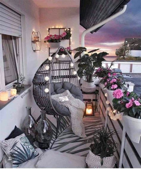 Top 20 Glamorous Balcony Decoration Ideas And Tips Balcony Makeover Em