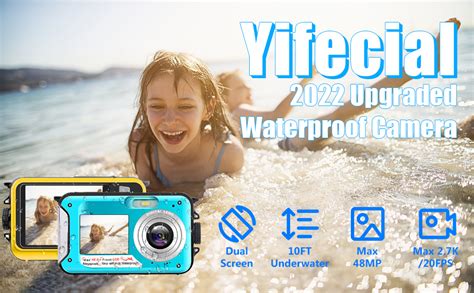 Amazon Waterproof Camera Underwater Cameras For Snorkeling Selfie