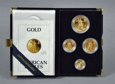 1992 American Eagle 4 Coin Gold Proof Set