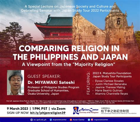 Comparing Religion in the Philippines and Japan: A Viewpoint From the ...