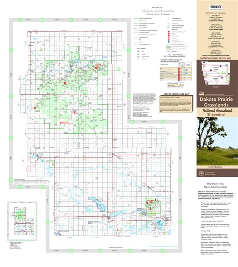 Sheyenne National Grassland 2016 Map By Us Forest Service R1 Avenza Maps