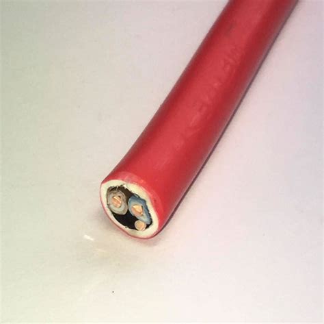 2 Core Earth Fire Tuff Cable Red N2 Electrical