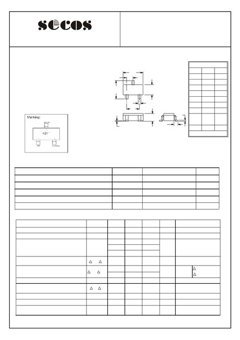 TL431K Datasheet 1 3 Pages SECOS Adjustable Shunt Regulator