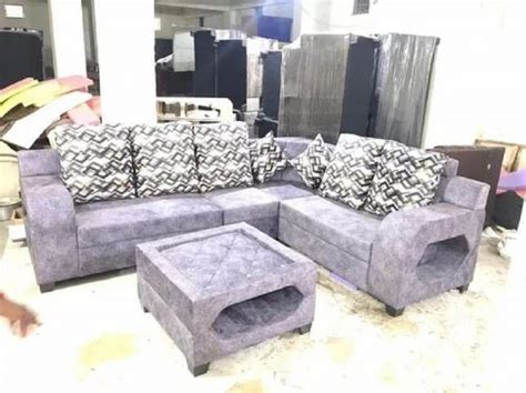 Teak Wood 5 Seater Wooden Velvet Sofa Set At Rs 45000 Set In Sas Nagar