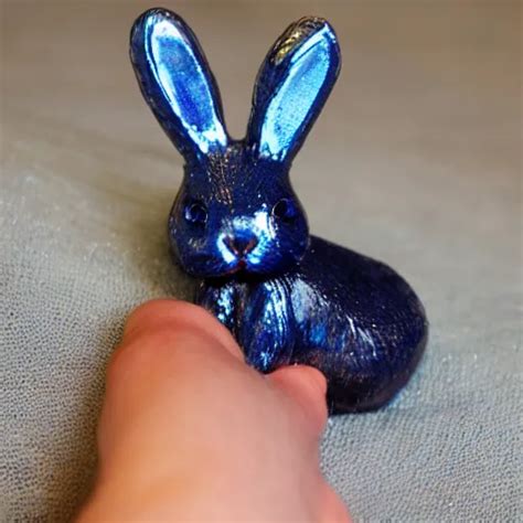 Adorable Sapphire Bunny Creature Stable Diffusion Openart