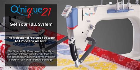 Qnique 21 Long Arm Quilting Machine With Continuum Frame