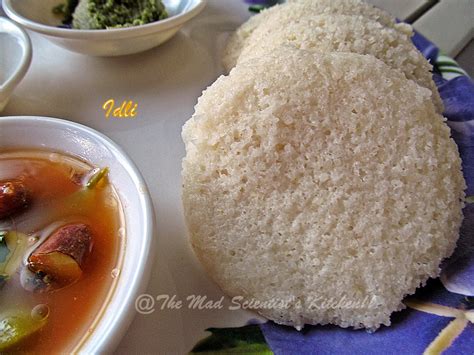 Idli Steamed Rice Cakes