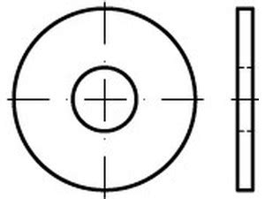 ISO 7093 Scheiben Stahl feuerverzinkt 200 HV M 24 Ø26x72x5 129990